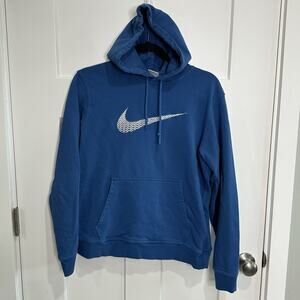 Nike Hoodie Mens M Therma-Fit Pullover Training Pocket Embroidered Swoosh Sports